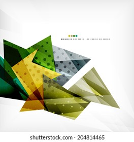 3d futuristic shapes vector abstract background made of glossy pieces with light effects and textured surfaces