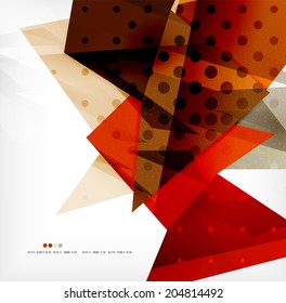 3d futuristic shapes vector abstract background made of glossy pieces with light effects and textured surfaces