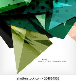 3d futuristic shapes vector abstract background made of glossy pieces with light effects and textured surfaces