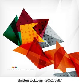 3d futuristic shapes vector abstract background made of glossy pieces with light effects and textured surfaces