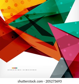 3d futuristic shapes vector abstract background made of glossy pieces with light effects and textured surfaces