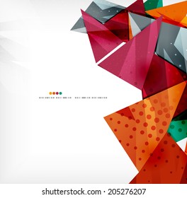 3d futuristic shapes vector abstract background made of glossy pieces with light effects and textured surfaces