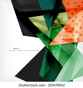 3d futuristic shapes vector abstract background made of glossy pieces with light effects and textured surfaces