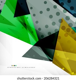 3d formas futuristas fondo abstracto vectorial de piezas glotonas con efectos de luz y superficies texturizadas