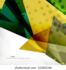 3d futuristic shapes vector abstract background made of glossy pieces with light effects and textured surfaces