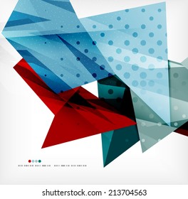 3d futuristic shapes vector abstract background made of glossy pieces with light effects and textured surfaces