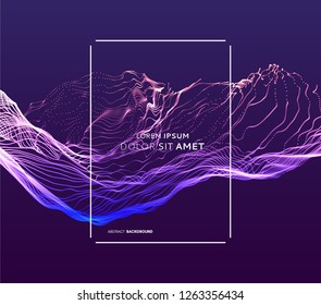 3d futuristic technology style. Abstract background. Vector illustration.