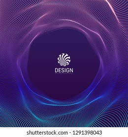 3d futuristic technology style. Abstract background. Vector illustration.