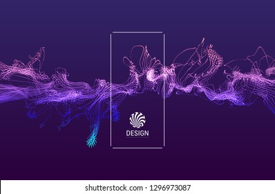 3d futuristic technology style. Abstract background. Vector illustration.