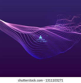 3d futuristic technology style. Abstract background. Vector illustration.