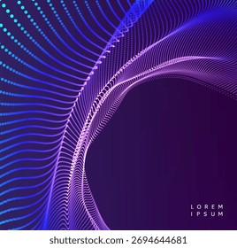 estilo de tecnologia futurista 3d. Resumo. Ilustração vetorial.