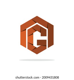 3D G letter modern logo