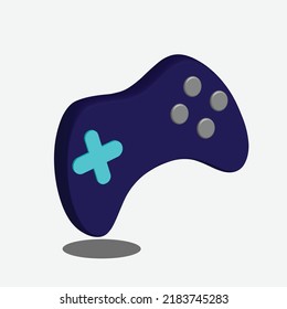 3D Game controller for controlling PC and console games. vector illustration eps.10 white background