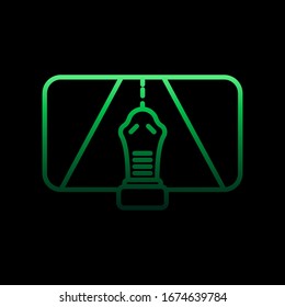 3d games nolan icon. Simple thin line, outline vector of virtual reality icons for ui and ux, website or mobile application