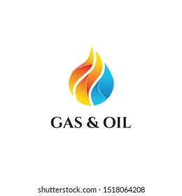 3d Gas Oil Logo Design Template Stock Vector (Royalty Free) 1518064202