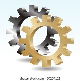 3d gear vector