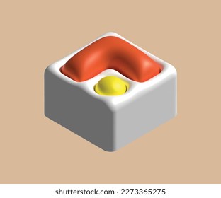 3D geomatric abstract vector design