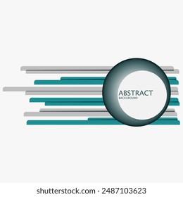 3D geometric abstract background overlapping layers on bright space with circle shape effect decoration. Cutout style concept of modern graphic design element for banner, flyer, card, cover or brochur