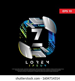 3d geometric abstract initial letter z square logo. modern icon, template design