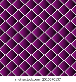 3d Geometric diamond shaped seamless pattern vector. purple and white geometrical wallpaper. Design for textile, blankets ,bedsheets, pillowcase , flooring, background, clothing, wrapping, fabric etc.