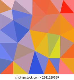 3d geometric pattern with pyramids. Abstract colored seamless background. Vector illustration