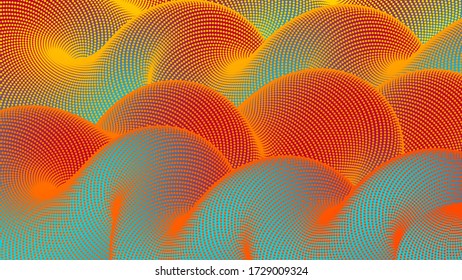 Forma geométrica 3D. Resumen del fondo del líquido. Ilustración vectorial. Línea dinámica retorcida. Figuras abstractas gigantes en forma de tubería. Textura abstracta para afiches, presentaciones, volantes, invitaciones