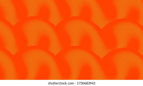 3D geometric shapes abstract background. Vector illustration. Dynamic twisted line. Giant abstract figures in the form of a pipe. Abstract texture for posters, presentations, flyers, invitations