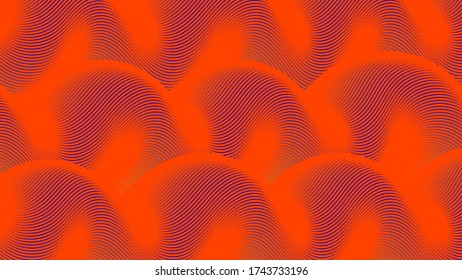 3D geometric shapes abstract background. Vector illustration. Dynamic twisted line. Giant abstract figures in the form of a pipe. Abstract texture for posters, presentations, flyers, invitations