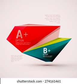 3 d formas geométricas en el aire. Fondo abstracto vectorial. Diseño de presentación futurista de negocios o interfaz web o portada de aplicación. Composición universal