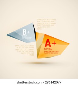 3 d formas geométricas en el aire. Fondo abstracto vectorial. Diseño de presentación futurista de negocios o interfaz web o portada de aplicación. Composición universal