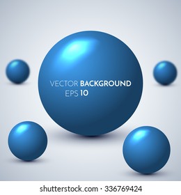 3d geometric vector background for business or science presentation