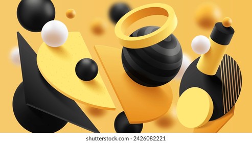 diseño de vector de fondo de formas geométricas 3d en eps 10