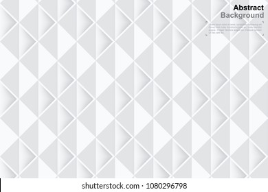 3D geometry background in paper art style for template design and product advertising. Abstract minimal pattern and texture for background. Vector illustration.