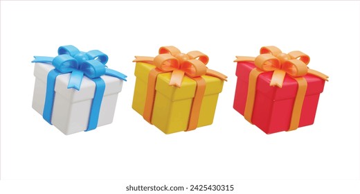 3d gift box package icon se