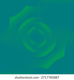 3D-Glaseffekt, 3D-Glaseffekt mit Farbverlauf, Vektorgrüner Hintergrund mit Glaseffekt