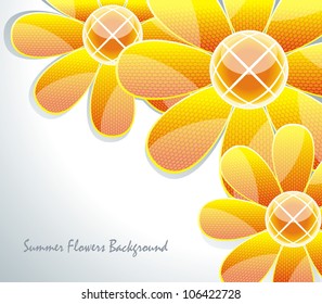 3d glass flowers