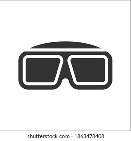 3D-Glas-Symbol, Vektorgrafik