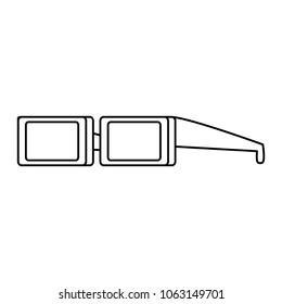 3D glasses icon