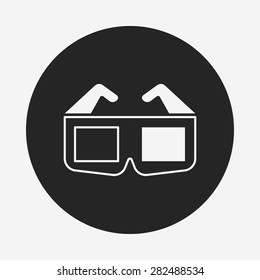 3D glasses icon
