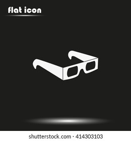 3d glasses icon.