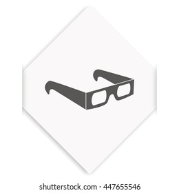 3d glasses icon.