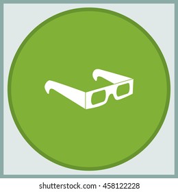 3d glasses icon.