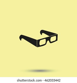 3d glasses icon.