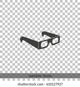 3d glasses icon.