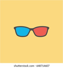 3d glasses icon