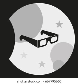 3d glasses icon.