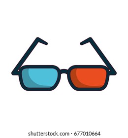 3D glasses icon