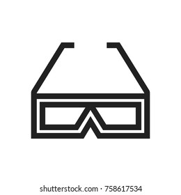 3D glasses icon