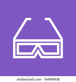 3D glasses icon
