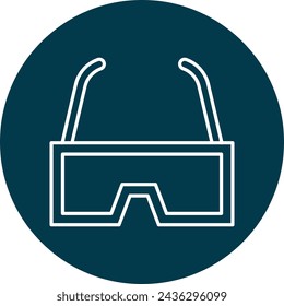 Diseño De Iconos De Gafas 3D Para Uso Personal Y Comercial